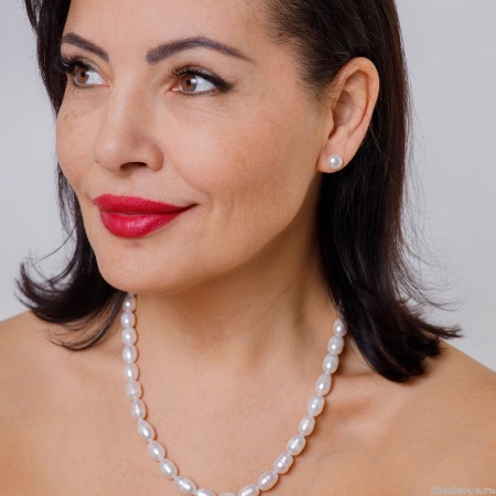 Пусеты Fiore Luna, Pearl Point